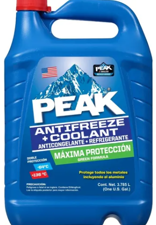 QU-040 - PEAK - Anticongelante Máxima Protección Green Formula - Galon
